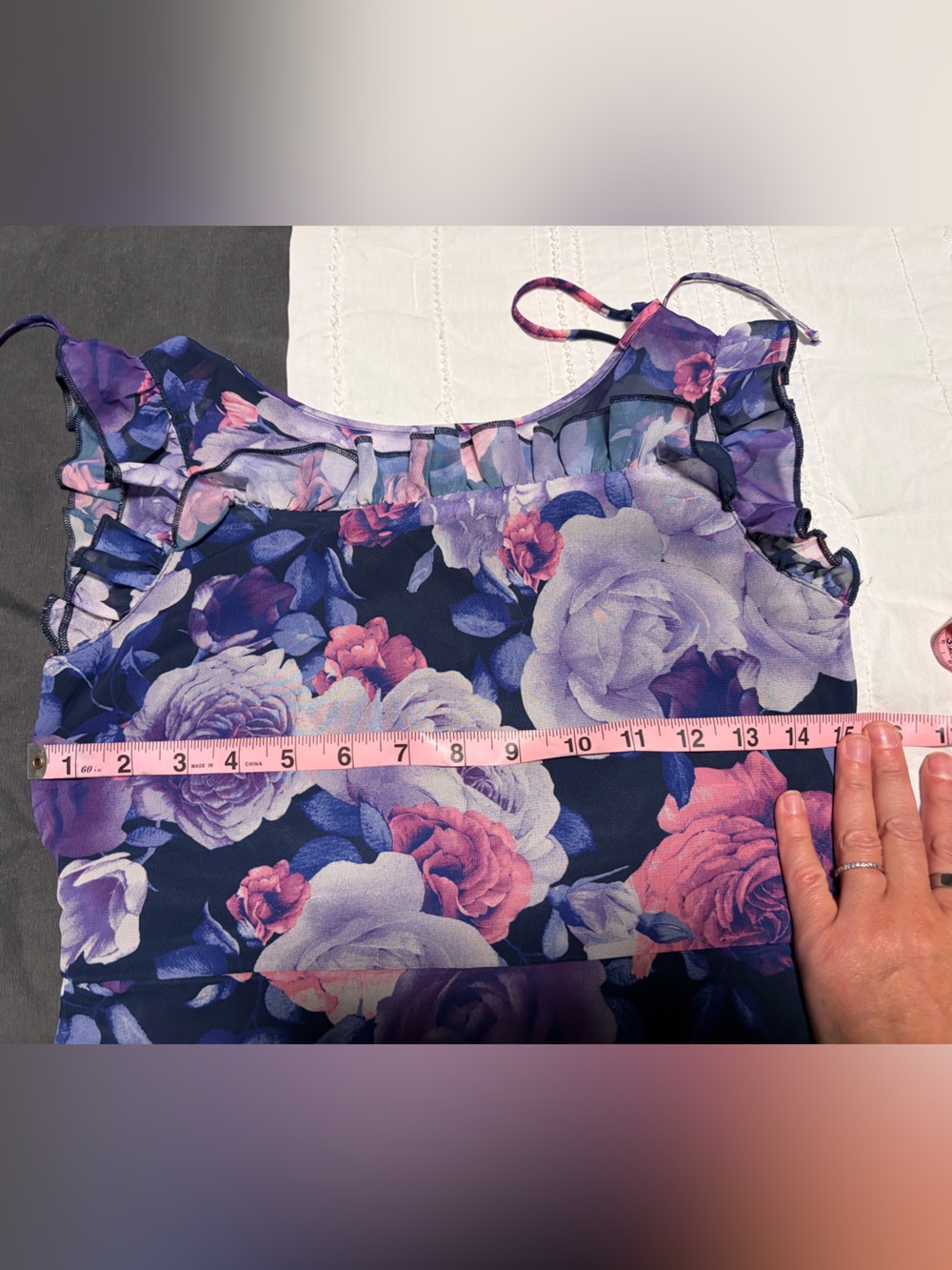 Kids Floral Ruffle Dress - Picture 5 of 6